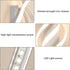 Isolde 2-teilige LED-Wandleuchte Nachtlampe | Shiraki