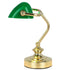 Clara Tischlampe Vintage E14 Grün Messing | Shiraki