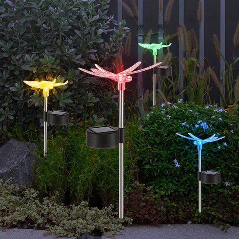 Thyra 8er Set Solar Erdspieß Deko LED Garten | Shiraki