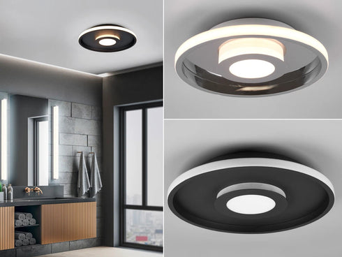 Signe LED Deckenleuchte Dimmbar Rund IP44 | Shiraki