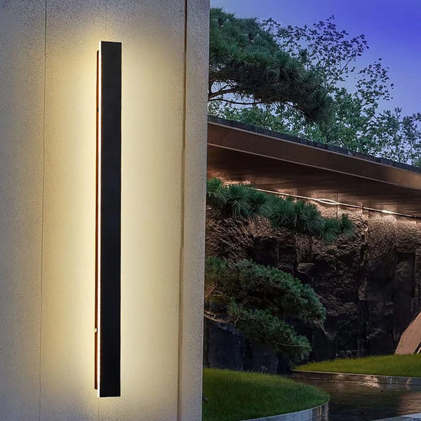 Olivia LED Lange Wandleuchte für den Außenbereich IP65 Acryl | Shiraki