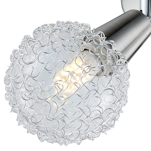 Erik Deckenleuchte Chrom Silber 3-flammig | Shiraki
