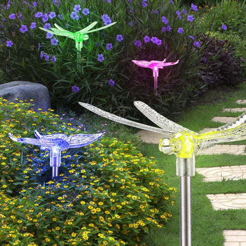 Thyra 8er Set Solar Erdspieß Deko LED Garten | Shiraki