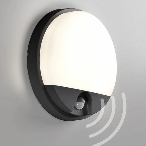 Agneta LED Außenleuchte 15W mit Bewegungsmelder Kunststoff | Shiraki