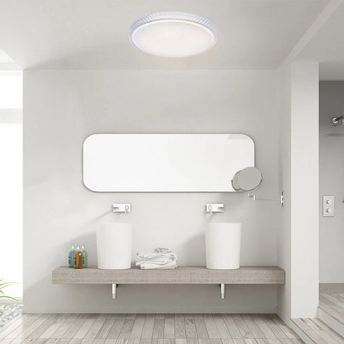 Arianell LED Deckenleuchte Transparenter Kristall | Shiraki