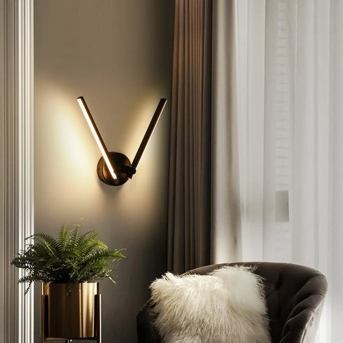 Leonie LED Badezimmer-Wandleuchte 2-flammig | Shiraki