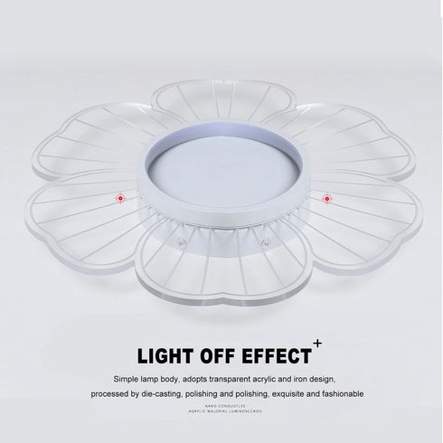 Helene LED Deckenleuchte 50 cm dimmbar blumenförmig | Shiraki