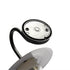 Katri Außen Wandlampe E27 IP44 Anthrazit Glas Metall | Shiraki