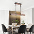 Viggo LED Pendelleuchte Holz Linear
