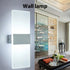 Hallie 2-teilige LED-Wandleuchten oben und unten 6 W Aluminium Acryl | Shiraki