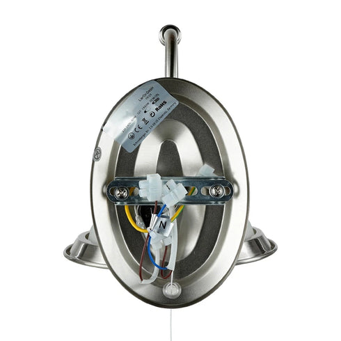 Sophie Wandleuchte E27 Silber Antik Jugendstil | Shiraki