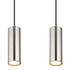 Tyra LED Pendelleuchte GU10 Nickel Matt 4-flammig | Shiraki