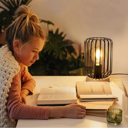 Nora 2-teilige Tischlampen E27 Nachtlicht | Shiraki