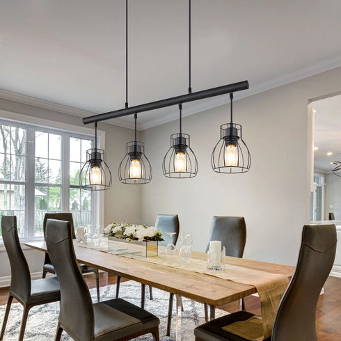 Kari LED Pendelleuchte E14 Aluminium für Wohnzimmer