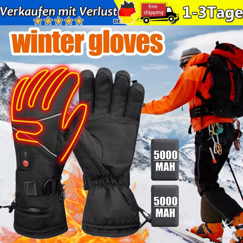 HeizFäustlinge 5000mAh - Beheizte Handschuhe für Wintersport, Motorradtouren und Outdoor-Abenteuer