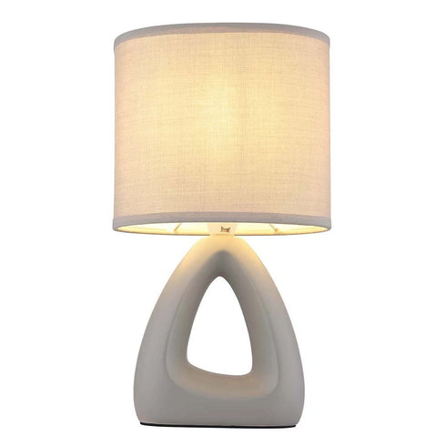 Sigrid Tischlampe Keramik Textil Nachtlicht | Shiraki