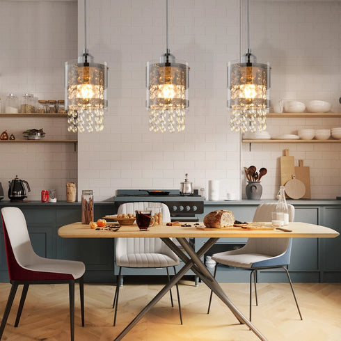 Astrid LED Pendelleuchte Zylindrisch E14 Aluminium