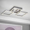 Kari LED Deckenleuchte Schwenkbare LED-Arme | Nickel-Matt | Shiraki