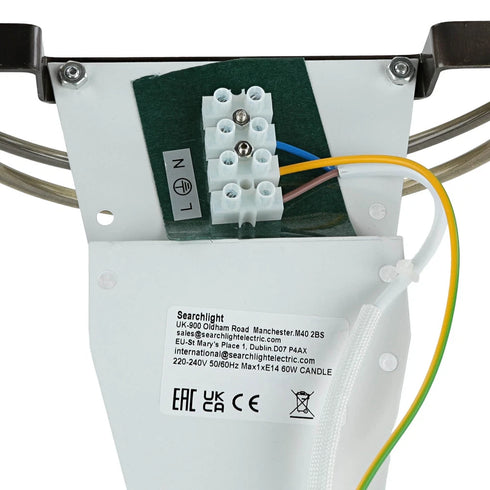 Clara Wandleuchte E14 Bronze Jugendstil | Shiraki