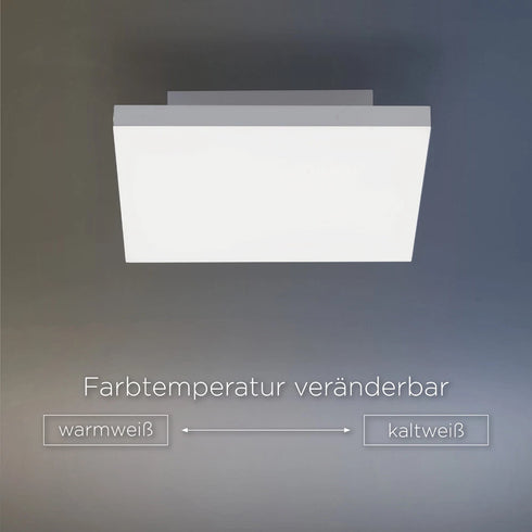 Zaira Rahmenlose Dimmbare Deckenlampe mit LED-Panel | Shiraki
