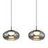 Bris LED-Pendelleuchte Rauchglas-Küchenlampe 4 Flammen