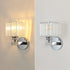 Isabella 2er Kristall Wandleuchten Silber E27 | Shiraki