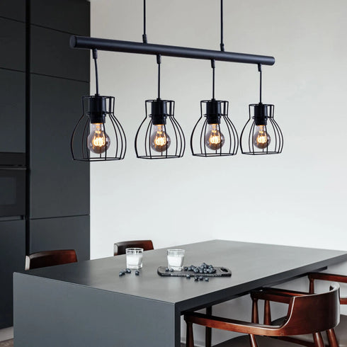 Kari LED Pendelleuchte E14 Aluminium für Wohnzimmer