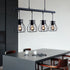 Kari LED Pendelleuchte E14 Aluminium für Wohnzimmer