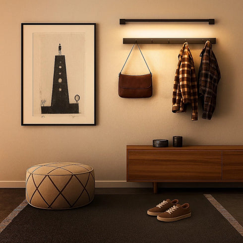 Asta LED Außenwandleuchte Strahler 2er-Set 90 cm IP54 | Shiraki