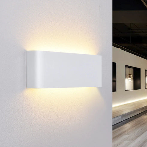Lightess LED-Wandleuchte, 2er-Set Auf und ab Aluminium Wandlampe | Shiraki
