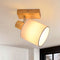 Axel LED Pendelleuchte Holz Stoff Wandstrahler Deckenlampe