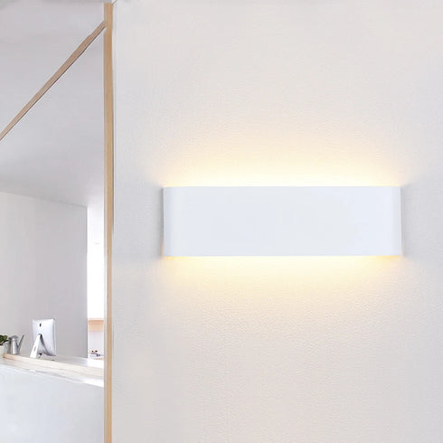 Lightess LED-Wandleuchte, 2er-Set Auf und ab Aluminium Wandlampe | Shiraki