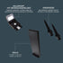 Seraphine Solar Gartenleuchte | LED Solarleuchte mit Bewegungsmelder | Shiraki
