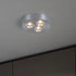 Sophia LED-Deckenleuchte Einbauleuchte 3er-Set Gebürstetes Metall | Shiraki