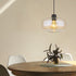 Oskar LED Pendelleuchte Rauchglas Amber E27 | Shiraki