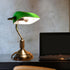 Thalia Bankerlampe Tischlampe Vintage E27 Retro Grün | Shiraki