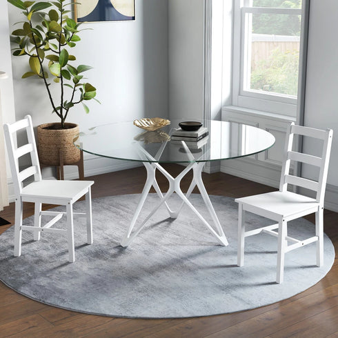 BJÖRN Esszimmerstuhl 2er Set aus Holz