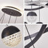 Freja PendelleuchteLED 54W Schwarz | Shiraki