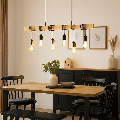 Olav LED Pendelleuchte Metall Hängelampe Verstellbar