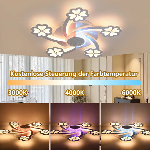 Liora RGB LED Deckenlampe Sternform | Shiraki