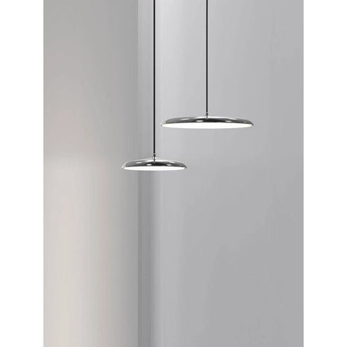 Elsa LED Pendelleuchte Silber 14W Warmweiß Dimmbar