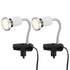 Signe LED Klemmleuchte 2er Set Tischleuchte Flexo Spot | Shiraki