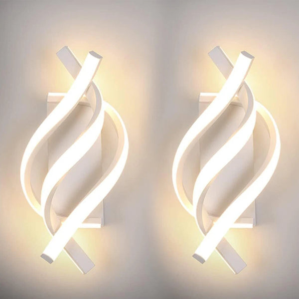 Isolde 2-teilige LED-Wandleuchte Nachtlampe | Shiraki