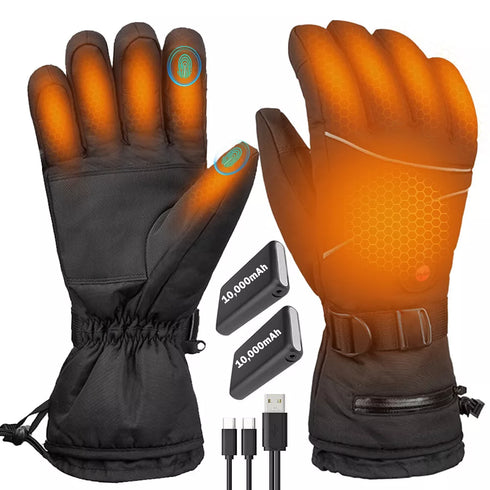 Wärmehandschuhe 10000mAh – Beheizbare Handschuhe für Winter und Outdoor-Aktivitäten