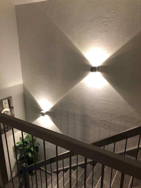 Linnea LED-Würfel-Wandleuchte IP65-Leuchte | Shiraki