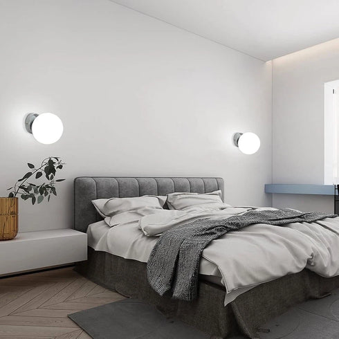 Serina LED-Wandleuchte Ball 15cm E27 Nachtlicht | Shiraki