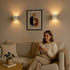 Saga LED Wandstrahler 2er-Set für G9 Lampe Wandlicht | Shiraki