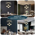 Freja PendelleuchteLED 54W Schwarz | Shiraki