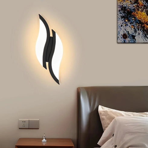 Noelia 2-teiliges LED-Wandlicht 12W Modernes Nachtlicht | Shiraki