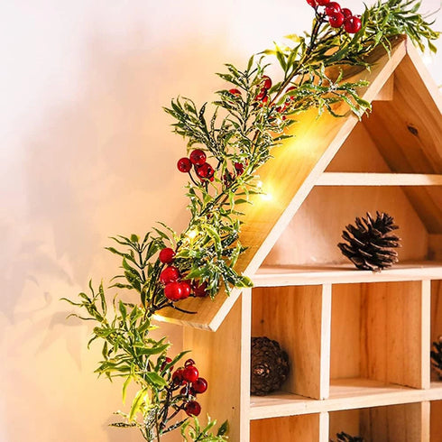 LED-Märchen künstliche Weihnachtsgirlande mit 20 LED-Licht Weihnachtsdekoration